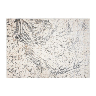 Kremna moderna vzorčasta preproga