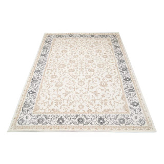 Moderna kremna preproga s cvetjem