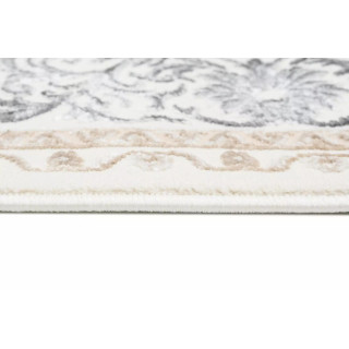 Moderna kremna preproga s cvetjem