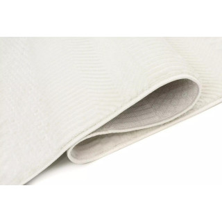 Bela moderna preproga z nežnim vzorcem