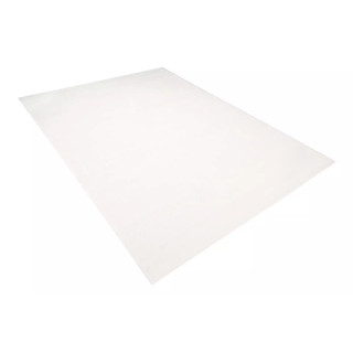 Bela moderna preproga z nežnim vzorcem