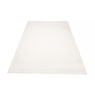 Bela moderna preproga z nežnim vzorcem