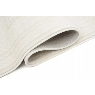 Bela moderna preproga z nežnim vzorcem