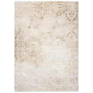 Moderna kremna preproga z vzorcem