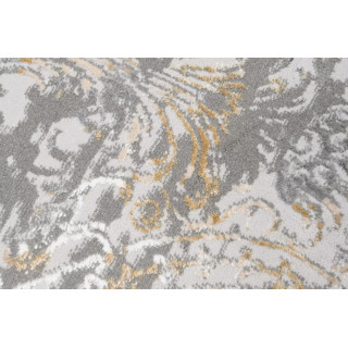 Vzorčasta preproga v sivi barvi