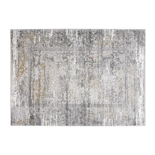 Vzorčasta preproga v sivi barvi