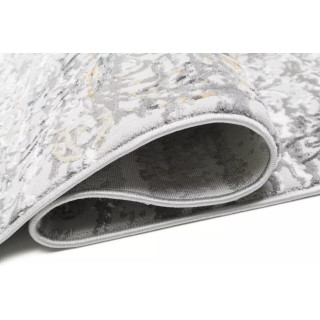 Vzorčasta preproga v sivi barvi