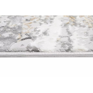 Vzorčasta preproga v sivi barvi