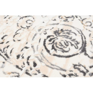 Moderna kremna preproga z vzorcem