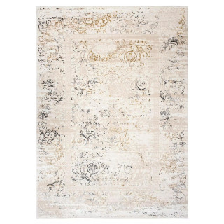 Moderna kremna preproga z vzorcem