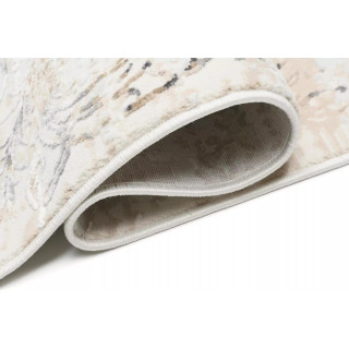 Moderna kremna preproga z vzorcem