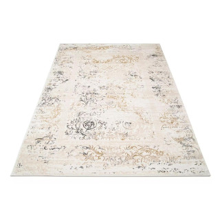 Moderna kremna preproga z vzorcem