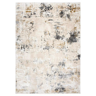 Moderna kremna preproga z vzorcem