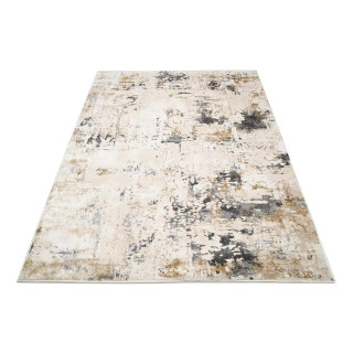 Moderna kremna preproga z vzorcem