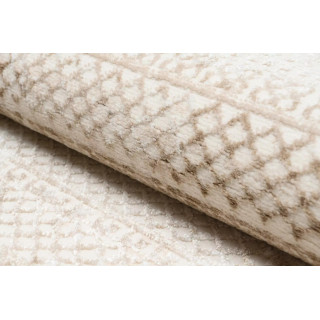 Moderna kremna preproga z vzorcem