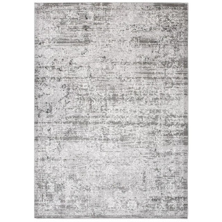 Vzorčana moderna preproga v sivi barvi