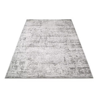 Vzorčana moderna preproga v sivi barvi