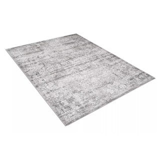 Vzorčana moderna preproga v sivi barvi