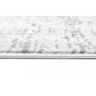 Vzorčana moderna preproga v sivi barvi