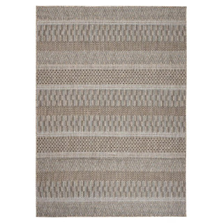 Rjava žametna preproga z vzorcem