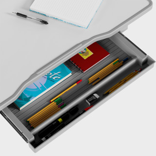 Ergonomska otroška pisalna miza Mark Adler STUDY 3.0 SIVA