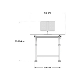 Ergonomska otroška pisalna miza Mark Adler STUDY 3.0 SIVA