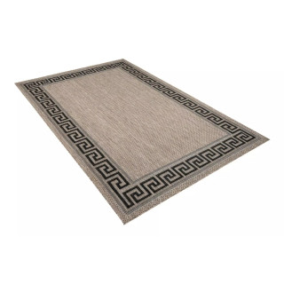 Rjava žametna preproga z vzorcem