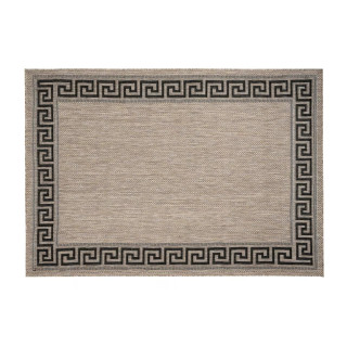 Rjava žametna preproga z vzorcem