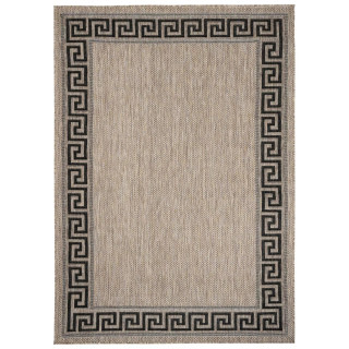 Rjava žametna preproga z vzorcem