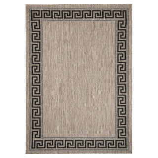 Rjava žametna preproga z vzorcem