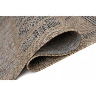 Rjava vrvica za preprogo z napisi