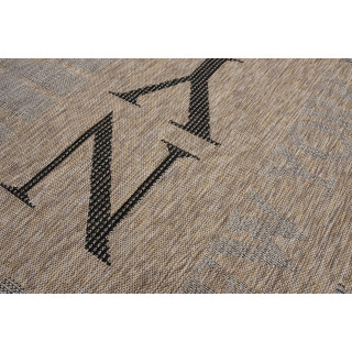 Rjava vrvica za preprogo z napisi