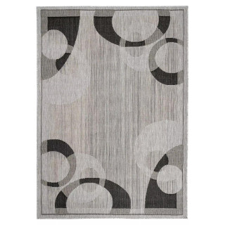 Siva žametna preproga z vzorcem