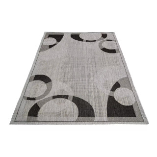 Siva žametna preproga z vzorcem