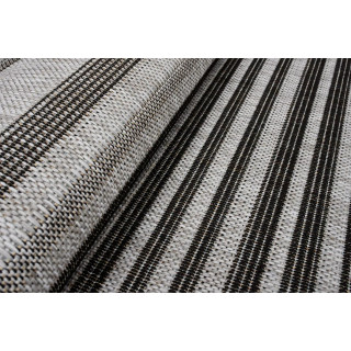 Vzorčasta preproga iz vrvice v sivi barvi