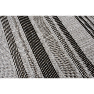 Vzorčasta preproga iz vrvice v sivi barvi