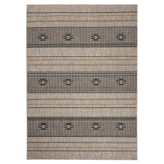 Rjava žametna preproga z vzorcem