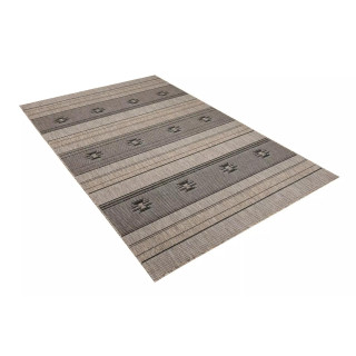 Rjava žametna preproga z vzorcem