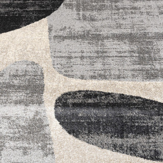 Krem preproga z abstraktnimi vzorci