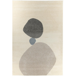 Krem preproga z abstraktnimi vzorci