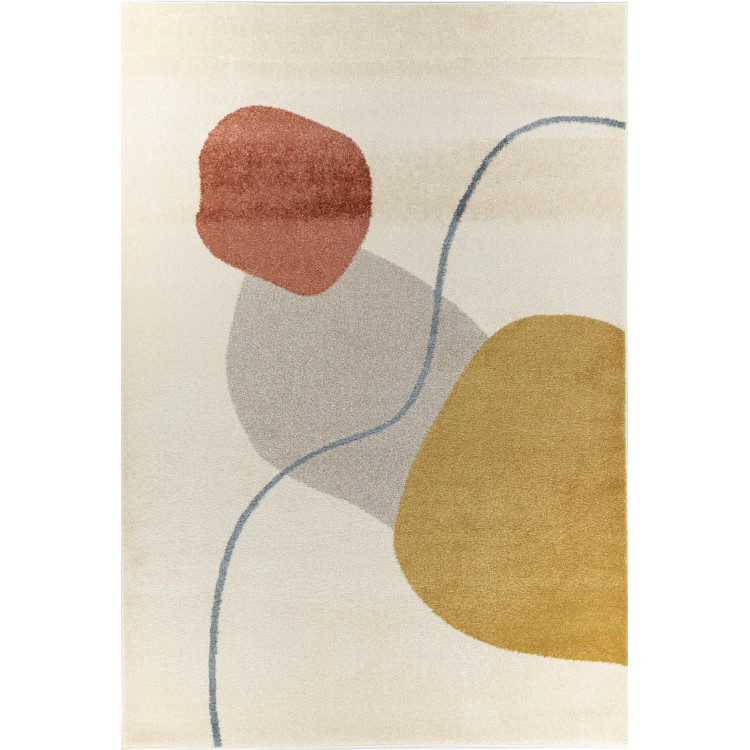 Moderna preproga z abstraktnimi vzorci