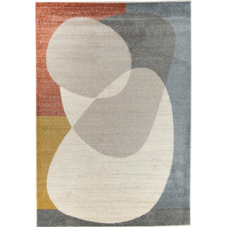 Moderna pisana preproga z abstraktnimi vzorci