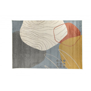 Barvita preproga z abstraktnimi vzorci