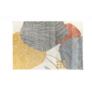 Barvita preproga z abstraktnimi vzorci