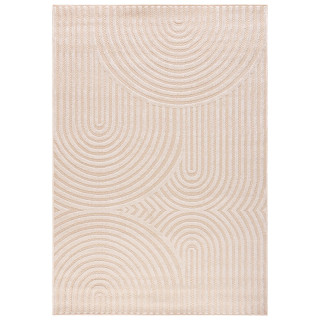 Preproga z vzorcem v kremni barvi