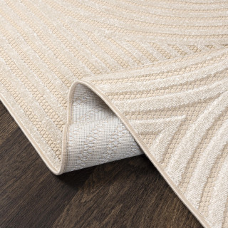 Preproga z vzorcem v kremni barvi