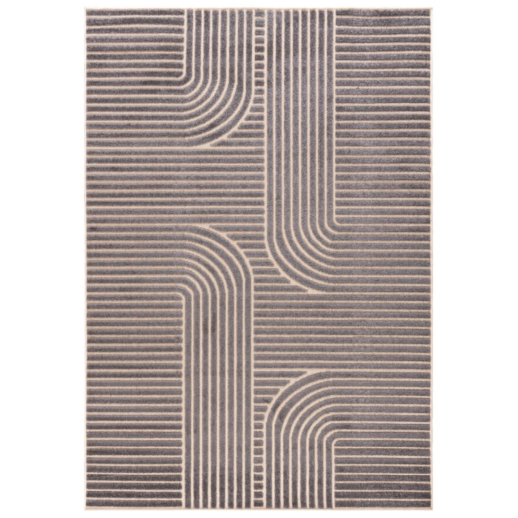 Preproga s kremnim vzorcem