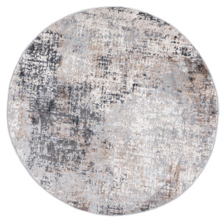 Barvita okrogla preproga z vzorcem