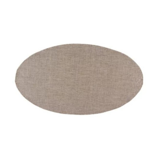 Rjava okrogla preproga