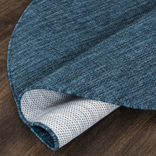 Turkizna okrogla preproga